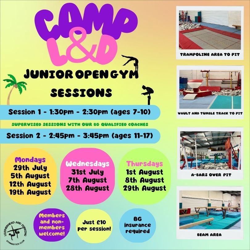 Junior Open Gyms summer 24