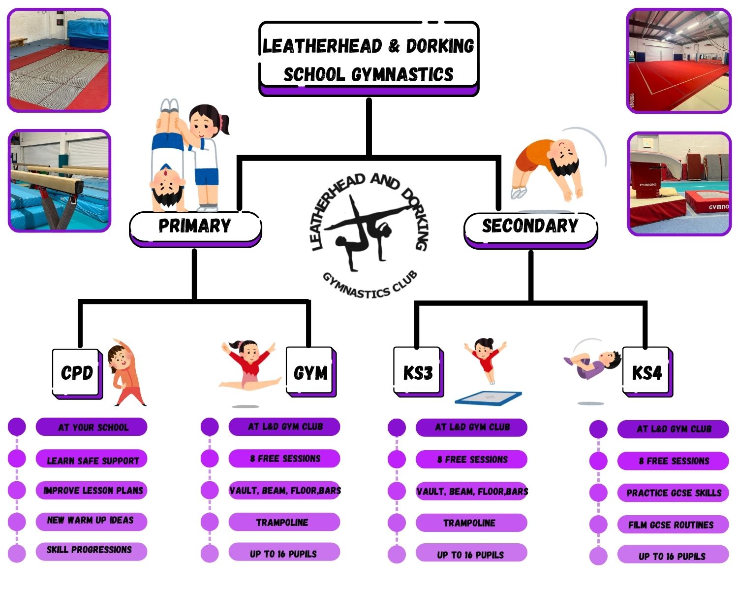 School Gymnastics structure